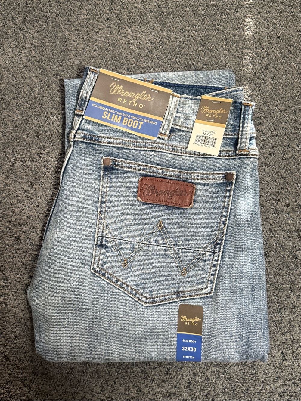 Wrangler Retro Slim Boot Men's Jeans - Light Blue 32 x 30